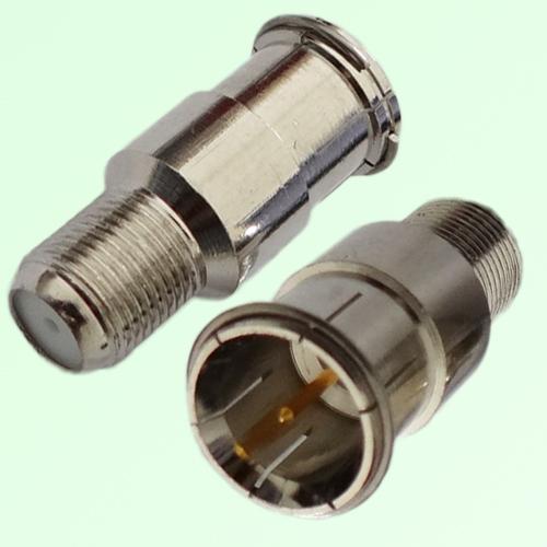 Quick Push-on Adapter F Female to F Male Quick Push-on