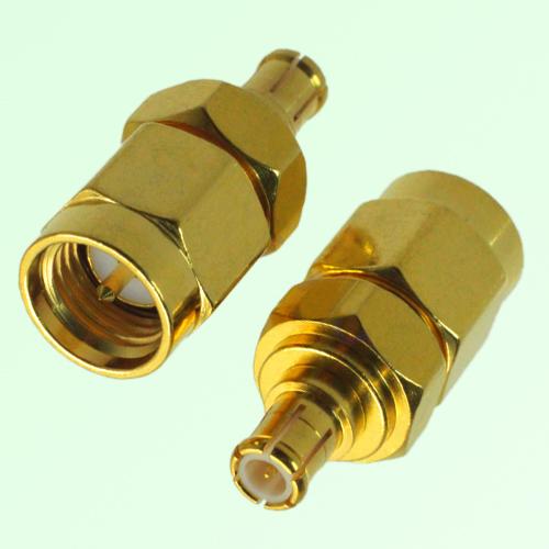 RF Adapter MCX Male Plug to SMA Male Plug