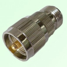 RF Adapter N Female Jack to UHF PL259 Male Plug