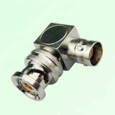 Right Angle TRB 3 Lugs Female Jack to TRB 3 Lugs Male Plug Adapter