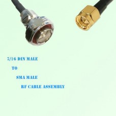 7/16 DIN Male to SMA Male RF Cable Assembly
