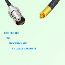 BNC Female to MC-Card Male RF Cable Assembly
