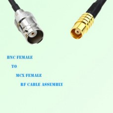 BNC Female to MCX Female RF Cable Assembly