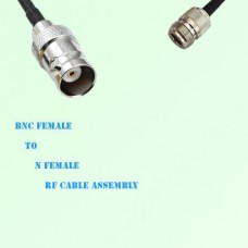 BNC Female to N Female RF Cable Assembly