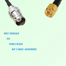 BNC Female to SSMA Male RF Cable Assembly