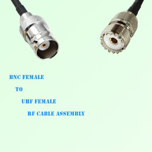 BNC Female to UHF Female RF Cable Assembly