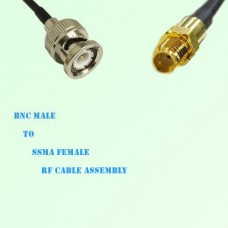 BNC Male to SSMA Female RF Cable Assembly