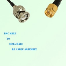 BNC Male to SSMA Male RF Cable Assembly