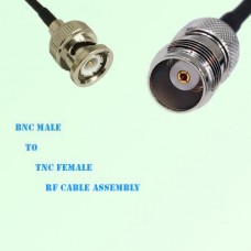 BNC Male to TNC Female RF Cable Assembly