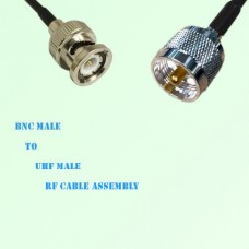 BNC Male to UHF Male RF Cable Assembly