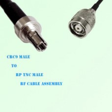 CRC9 Male to RP TNC Male RF Cable Assembly