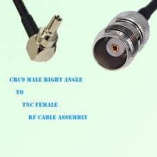 CRC9 Male Right Angle to TNC Female RF Cable Assembly
