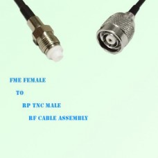 FME Female to RP TNC Male RF Cable Assembly