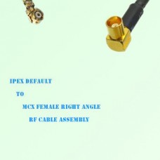 IPEX to MCX Female Right Angle RF Cable Assembly