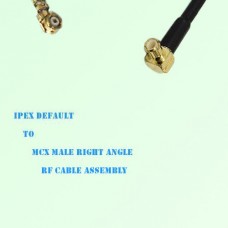 IPEX to MCX Male Right Angle RF Cable Assembly