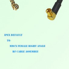 IPEX to MMCX Female Right Angle RF Cable Assembly