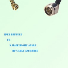 IPEX to N Male Right Angle RF Cable Assembly