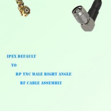 IPEX to RP TNC Male Right Angle RF Cable Assembly