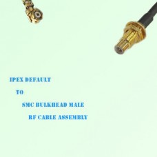 IPEX to SMC Bulkhead Male RF Cable Assembly