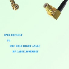 IPEX to SMC Male Right Angle RF Cable Assembly