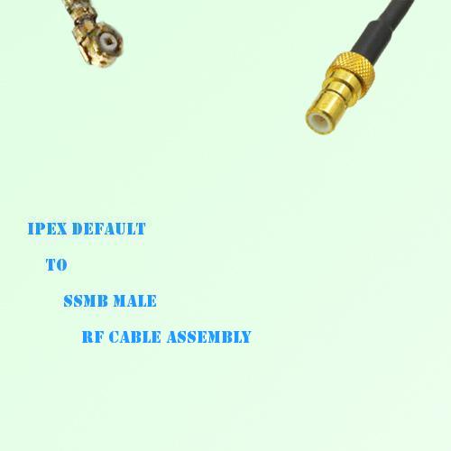 IPEX to SSMB Male RF Cable Assembly