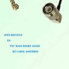 IPEX to TNC Male Right Angle RF Cable Assembly