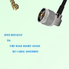IPEX to UHF Male Right Angle RF Cable Assembly