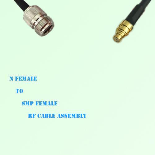 N Female to SMP Female RF Cable Assembly