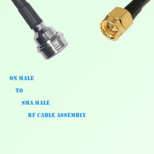 QN Male to SMA Male RF Cable Assembly
