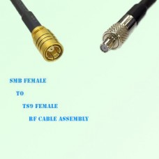 SMB Female to TS9 Female RF Cable Assembly