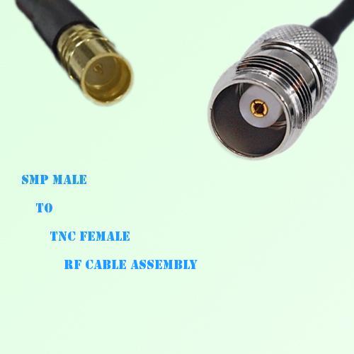 SMP Male to TNC Female RF Cable Assembly