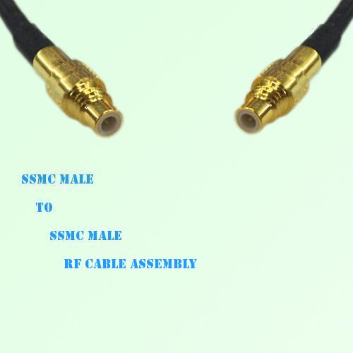 SSMC Male to SSMC Male RF Cable Assembly
