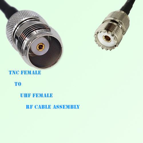 TNC Female to UHF Female RF Cable Assembly