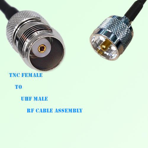 TNC Female to UHF Male RF Cable Assembly