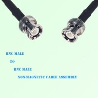 Non-Magnetic BNC Male to BNC Male RF Cable Assembly