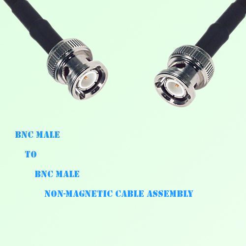 Non-Magnetic BNC Male to BNC Male RF Cable Assembly Non-Magnetic BNC Male to BNC Male RF Cable Assembly