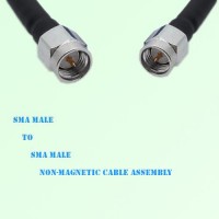 Non-Magnetic SMA Male to SMA Male RF Cable Assembly