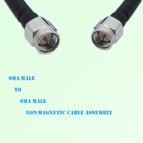 Non-Magnetic SMA Male to SMA Male RF Cable Assembly Non-Magnetic SMA Male to SMA Male RF Cable Assembly