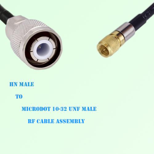 HN Male to Microdot 10-32 UNF Male RF Cable Assembly HN Male to Microdot 10-32 UNF Male RF Cable Assembly