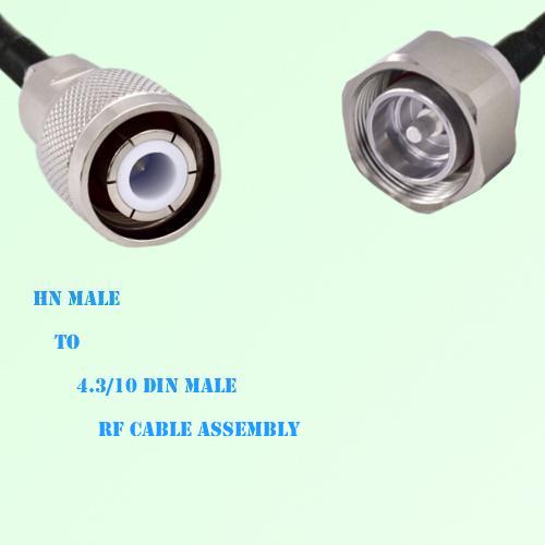 HN Male to 4.3/10 DIN Male RF Cable Assembly