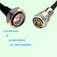 7/16 DIN Male to 7/16 DIN Female RF Cable Assembly