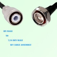 7/16 DIN Male to HN Male RF Cable Assembly