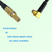D-Sub Female to SMP Female Right Angle RF Cable Assembly