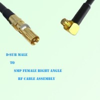 D-Sub Male to SMP Female Right Angle RF Cable Assembly