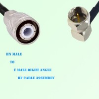 HN Male to F Male Right Angle RF Cable Assembly HN Male to F Male Right Angle RF Cable Assembly