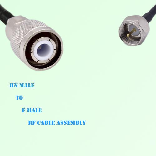 HN Male to F Male RF Cable Assembly