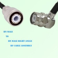 HN Male to HN Male Right Angle RF Cable Assembly