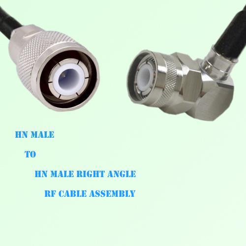 HN Male to HN Male Right Angle RF Cable Assembly HN Male to HN Male Right Angle RF Cable Assembly