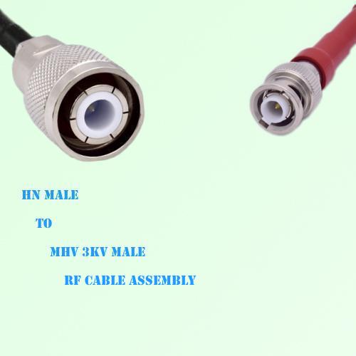 HN Male to MHV 3kV Male RF Cable Assembly HN Male to MHV 3kV Male RF Cable Assembly