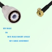 HN Male to MCX Male Right Angle RF Cable Assembly
